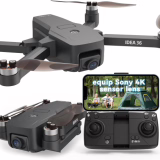 GPS Drones met 4K Camera, TT36 Drone Auto-Return Brushless Motor Drone met Camera FPV RC Quadricopter voor Volwassenen Beginners, Follow Me 5G WiFi FPV Transmissie onder 249g