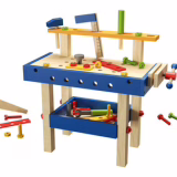 Playtive wooden make-up table, workbench or shopping trolley