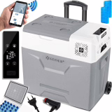 KESSER® 50 litre Electric Compressor Cooler Freezer, with APP Control USB Connection, Refrigerator down to -20° for Car, Truck, Boat, Motorhome