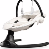 Luvion Babyswing - Balançoire électrique pour bébé - Transat automatique pour votre Bébé - Housse de transat amovible et lavable