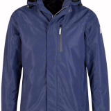 BJØRNSON Remmolt Raincoat - Veste d'été Homme - Coupe-vent - Taille 3XL - Bleu foncé