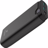 iMoshion® Powerbank 20,000 mAh - Chargeur rapide et affichage LED de la batterie - USB. USB C & Micro USB - Powerbank universel pour Apple iPhone / Samsung, entre autres - Noir