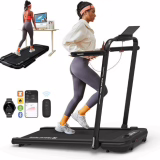 Mobvoi Home Treadmill SE 3 in 1 Foldable Treadmill 2.5 HP Compact Portable Under Desk Running Walking Machine with Remote Control LED Display for Home and Office 120KG 12 KM/H