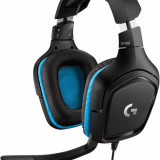 Logitech G432 Wired Gaming Headset, 7.1 Surround Sound, DTS Headphone:X 2.0, 50 mm Audio Drivers, USB and 3.5 mm Audio Jack, Flip-to-Mute Mic, Lightweight, PC/Mac/Xbox One/PS4/Nintendo Switch - Black