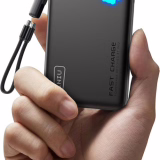INIU Power Bank, Lightest 10000mAh 45W PD Portable Charger, USB C in&Out Fast Charging Battery Pack, External Phone Powerbank Compatible with iPhone 16 15 14 13 12 Samsung S22 S21 Google iPad etc