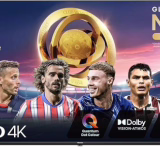 Hisense 55 pouces 4K QLED Smart TV 55E77NQTUK - Quantum Dot Colour, 4K AI Processor, Dolby Vision Atmos, Smooth Motion, Sports Mode, Vidaa OS avec Freely, Youtube, Netflix et Disney+ (Modèle 2024) [Classe énergétique E].