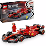 LEGO Speed Champions Ferrari SF-24 F1 Auto Speelgoed voor Kinderen vanaf 10 jaar, Formule 1 Set met 1:8 Schaalmodel van 2024 met V6-Motor, Besturing, DSR en Ophanging, Cadeau voor Vaderdag 77242