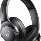 Casque hybride Q20i ANC soundcore by Anker, Bluetooth sans fil, 40 h de lecture ANC, Hi-Res Audio, grosses basses, personnalisation via appli, mode Transparence, idéal pour voyager