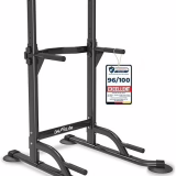 DH FitLife Power Tower Dip Station | Zelfstandige pull-up bar | Dip bar voor de rug | Power Tower fitnessstation | Fitnessstation | Krachtrack voor thuisgym