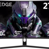 Z-Edge Gaming Gebogen Scherm 27'' 300 Hz (DP1.4*2), 240 Hz (HDMI2.0*2), 1ms MPRT, FreeSync, FHD, LED Gaming Monitor PC 16:9, Instelbare Hellingshoek, VA, HDR, 3000:1, RGB, VESA 100*100mm (DP Kabel Inbegrepen)