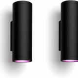 Philips Hue Appear Colour aangesloten buitenmuur LED-armatuur, set van 2