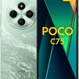 Xiaomi Poco C75 - Smartphone 8 GB + 256 GB, meeslepende scherm 6,88 inch 120 Hz, MediaTek Helio G81-Ultra, dubbele AI-camera 50 Mpx, 5160 mAh, snelladen 18 W, NFC, groen (ES-versie)