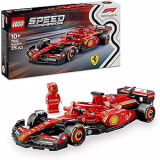 LEGO Speed Champions Voiture F1 Ferrari SF-24 - Cadeau Fête des Pères - Jeu de Construction avec Véhicule de Course - Minifigurine Collector de Pilote de Formule 1 - Cadeau pour Garçon ou Fille 77242