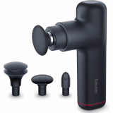 Pistolet de massage Beurer MG 79 Sensitive, pistolet de massage compact avec 3 embouts, massage doux des points de déclenchement pour les zones sensibles du corps, masseur musculaire pratique avec 3 niveaux d'intensité