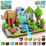 Blocs de construction magnétiques, 100 pièces, blocs de construction magnétiques, mon ensemble monde des aimants, jouets Montessori de 3 à 9 ans, enfants, cadeau d'anniversaire pour garçons et filles.