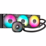 Refroidisseur liquide pour processeur CORSAIR NAUTILUS 360 RS ARGB – AIO 360 mm – Faible bruit – Connexion directe à la carte mère – Intel LGA 1851/1700, AMD AM5/AM4 – 3 ventilateurs RS120 ARGB inclus – Noir