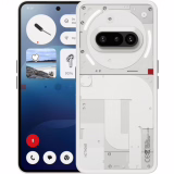 Nothing Phone (3a) 256 Go - Téléphone portable avec Essential Space, appareil photo principal 50 MP, appareil photo frontal 32 MP, zoom ultra 30x, 12 Go de RAM, batterie longue durée et écran AMOLED FHD+ flexible de 6,77 pouces - Blanc