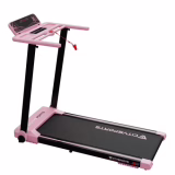 Tapis de Course Pliable 1400W,WP9,APP,Bluetooth,Vitesse 1-12km/h, Rose