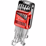 FACOM - Set van 14 Combinatiesleutels, Maten van 7 tot 24 mm, met draagbare etui, 440.JP14PB
