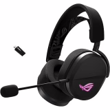 ASUS ROG Pelta - Draadloze gaming headset - tri-mode connectiviteit met Speednova, 50mm titanium beklede membranen, 10mm ultrabrede band microfoon, 60 uur batterijduur, lichtgewicht ontwerp van 309g