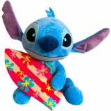 Disney Lilo en Stitch Knuffel 50 cm met surfplank Geschikt vanaf de eerste levensmaanden