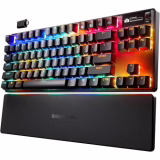 SteelSeries Apex Pro TKL Wireless Gen 3 - Hyper Magnetic Gaming Keyboard - OmniPoint 3.0 - Adjustable Actuation - Fast Trigger - Game Presets - Rapid Tap/SOCD - OLED - QWERTY US Keyboard