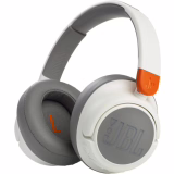 JBL JR460NC Wireless Headphones with Active Noise Cancellation, featuring JBL Safe Sound Technology, designed for kids, in white