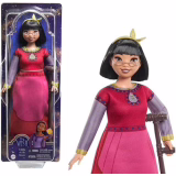 Mattel Dahlia van Rosas van Disney's Wish, modepop met gewrichten waarvan de kleding aan en uit kan, accessoires en een HPX24 stok