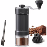 OrkeyDolk® Adjustable External Manual Coffee Grinder with Contemporary High-Precision Ceramic Conical Grinder and 40-Level Adjustment, Suitable for Aeropress, Pour Over, and Moka Pots.