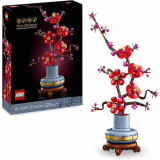 Décoration florale d'abricotier japonais LEGO Botanicals, plante sans entretien, kit de construction pour adultes de la collection botanique, loisir créatif, cadeau pour femme ou homme 10369