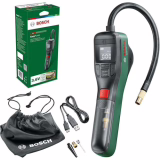 Bosch pompe à vélo pompe à air mini-compresseur électrique EasyPump (batterie 3,0 Ah, 3,6 V, fonction Autostop, 150 PSI, 10,3 bar, LED, rechargeable via câble USB-C, dans boîte carton)