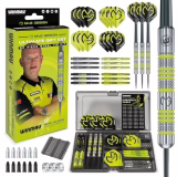 WINMAU Michael van Gerwen MvG Gift Set of 50 Darts with 4 Sets of Shafts, 4 Sets of Flights and Accessories