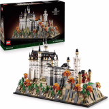 LEGO Architecture Le Château de Neuschwanstein - Set de Construction pour Adulte - Maquette DIY pour Décoration Intérieure - Tours, Cours & Intérieur Détaillé - Cadeau pour Passionnés d'Histoire 21063