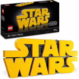LEGO Star Wars 75407 Briques avec logo Star Wars - Ensemble de construction à collectionner pour adultes - Modèle Pop Culture - Pièce d'exposition de bureau - Idée cadeau pour les fans adultes et adolescents