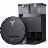 Aspirateur robot ECOVACS DEEBOT T50 PRO Omni avec fonction serpillière, brosse latérale extensible et serpillière, 15 000 Pa, mise à niveau T30 PRO OMNI, ajout automatique de solution de nettoyage, lavage à l'eau chaude à 75 °C