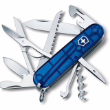 Victorinox, Huntsman, Couteau suisse multifonction, Couteau de poche, Cadeau, 15 fonctions, Grande lame, Tire-bouchon
