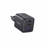UGREEN 30W Chargeur USB C Rapide 3 Ports GaN Prise Secteur PD3.0 QC3.0 Compatible avec iPhone 16 Plus Pro Max 15 14 Pixel 9 8 Pro XL 7a Galaxy S25 Plus Ultra S24 A56 A16 A06 iPad MacBook Air