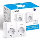Wi-Fi slim stopcontact TP-Link Tapo P110 met energieverbruikscontrole, compatibel met Alexa en Google Home, spraakbediening, externe toegang, zonder hub, set van 2