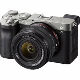 Sony Alpha 7C full-frame digitale spiegelreflexcamera met E-bevestiging ILCE-7C (24,2 MP, 7,5 cm (3 inch) aanraakscherm, realtime automatische scherpstelling) met SEL-2860-objectief - Zilver/Zwart