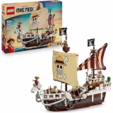 LEGO One Piece Pirate Ship Going Merry - Toy Boat - Model for Decoration with 5 Minifigures Including Luffy, Zoro & Nami - Anime Gift for Boy, Girl or Fan from Age 10 75639