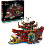 LEGO ONE PIECE The Floating Restaurant Baratie - Adult Building Set - Model with Detailed Interior - Decoration - 10 Minifigures Including Luffy, Nami, Sanji - Anime Gift for Fans 75640