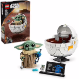 LEGO Star Wars 75403 Grogu dans son berceau répulseur de The Mandalorian - Figurine de collection - Modèle à construire, à jouer et à exposer - Décoration d'intérieur - Cadeau pour garçons et filles de 10 ans et plus