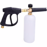 Stone Banks High Pressure Cleaning Gun with 1L Foam Cannon Bottle, M22 Male Quick Release Foam Gun Snow Foam Lance Soap Dispenser for Car Washing