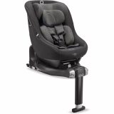 Siège auto Inglesina Cartesio i-Size, Isofix, pour enfants de 3 à 12 ans environ, de 100 à 150 cm, Vulcan Black