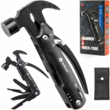 BIBURY Gift for Men, 12-in-1 Multifunctional Tool, Father's Day Gift, Useful Unusual Camping Gadget, Birthday Gift for Dad, Dad Gift, Original Dad Gift Idea, Valentine's Day Gift