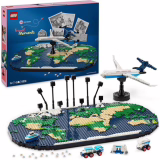LEGO Family Vacation Memories, Building Kit for Adults and Teens, DIY World Map, Photo Holder, Home Accessory, Fun Family Activity, Gift for Travelers, for Her and Him 41838