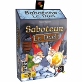 GIGAMIC- Jeu de Cartes-Saboteur : Le Duel, AMSLD, 8 ans to 99 ans, D'or