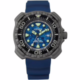 Heren analoge polshorloge Citizen Eco-Drive met rubberen band Promaster Marine