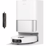 Aspirateur robot dreame L40 Ultra AE avec fonction lavage, puissance d'aspiration de 19 000 Pa, plusieurs brosses et une serpillière flexible, adapté aux saletés sèches et humides. La station d'accueil tout-en-un vide le bac à poussière.