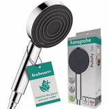 Hansgrohe Pommeau de Douche Économie d'Eau Pulsify S, Douchette à Main 6 L/Min (Ecosmart+), 105 mm Diamètre, 1 Type de Jet, Chromé, 24121000(L'emballage peut varier)